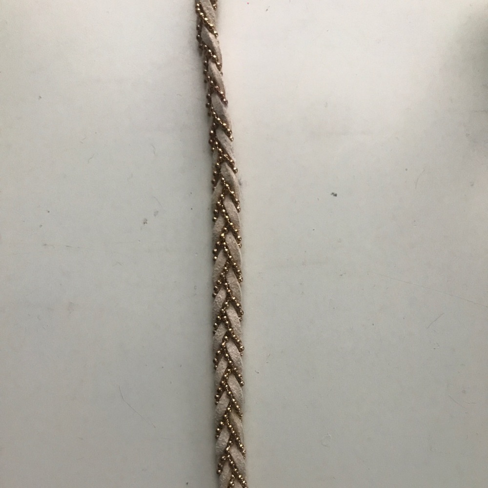 Rope beaded choker necklace